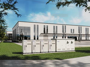 Contenedor comercial e industrial de la soluci&oacute;n del sistema de almacenamiento de energ&iacute;a de la bater&iacute;a 215kWh